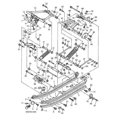 BRACKET, REAR 2