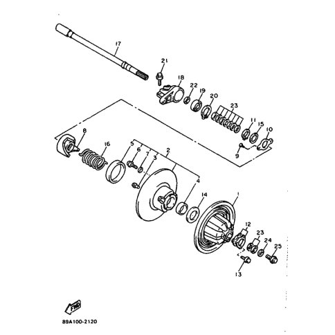 SECONDARY SHAFT COMP