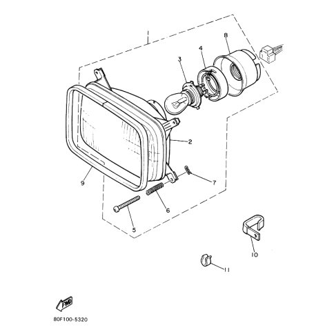 SCHEINWERFER KOMPL