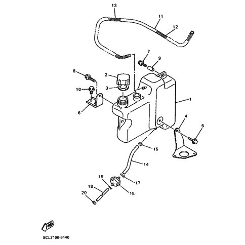 BRACKET, OIL TANK 1