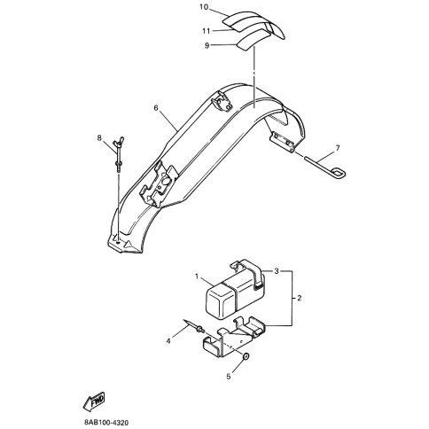 BRACKET, TOOL BOX F