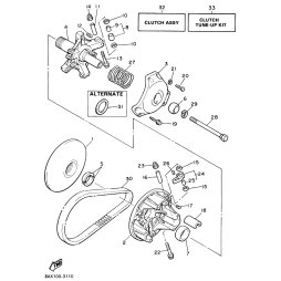 SHEAVE, PRIMARY SLIDING