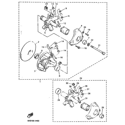 SHEAVE, PRIMARY SLIDING