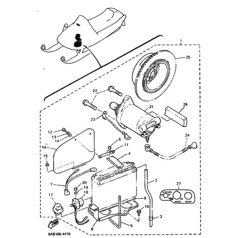 BRACKET, BATTERY