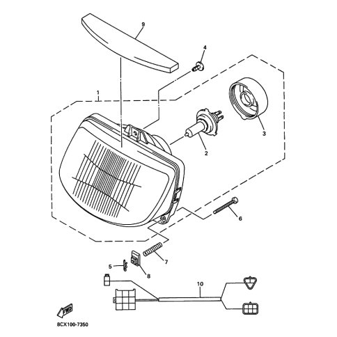 DAMPFER, SCHEINWERFER 1