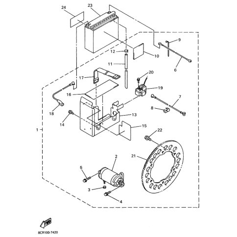 STARTING MOTOR SET