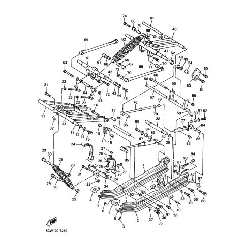 BRACKET, REAR 2