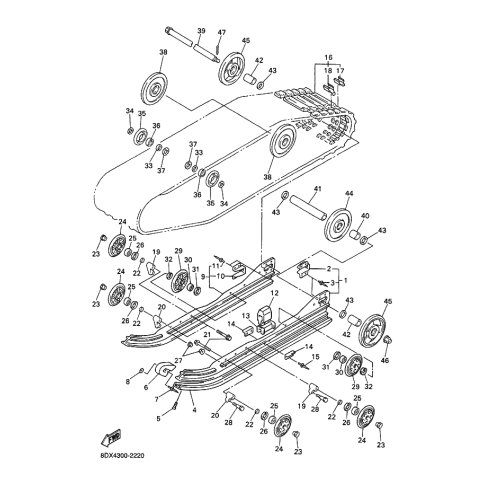 GUIDE WHEEL ASSY