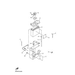 BRACKET, BATTERY