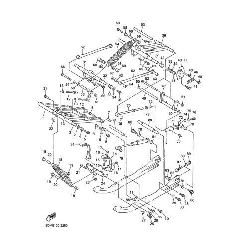 BRACKET, REAR 2