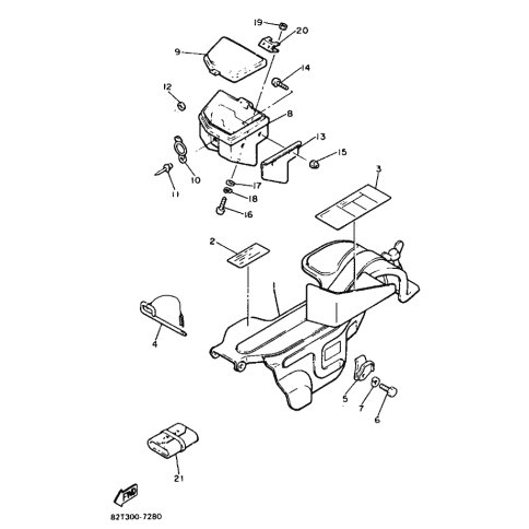 BRACKET, SPARK PLUG