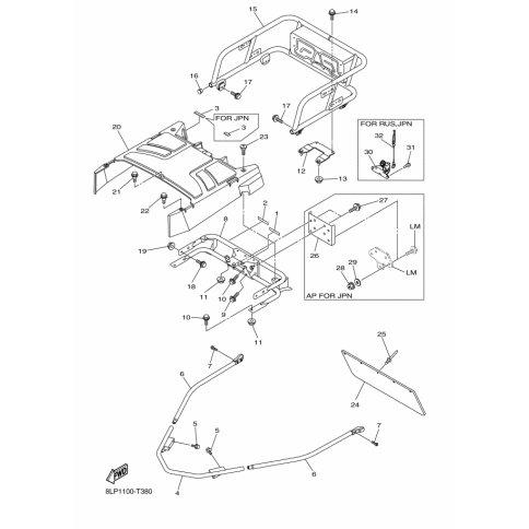 BRACKET, FRONT