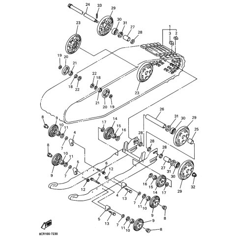 REAR AXLE COMP
