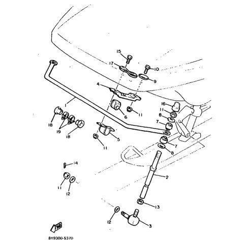 BAR, STABILIZER FRONT