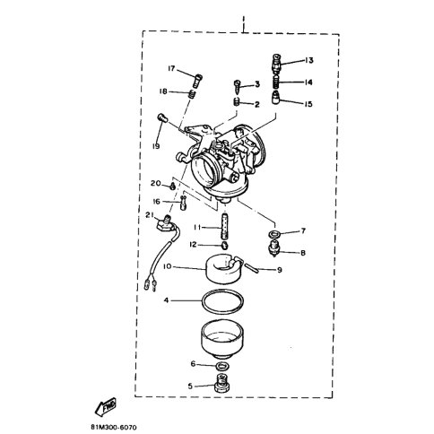 ANSCHLAGSCHRAUBE, DROSSEL