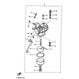 ANSCHLAGSCHRAUBE, DROSSEL