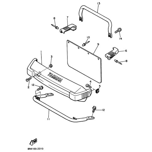 BUMPER, REAR 3