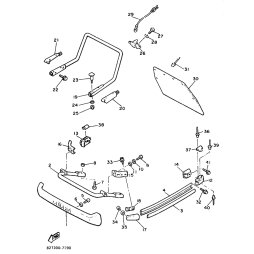 BRACKET, FRONT (L.H)