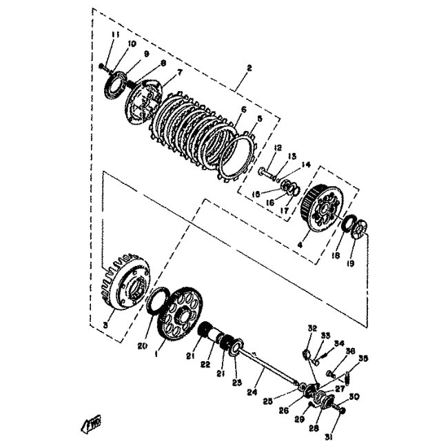 LAGER, ZYLINDRISCH - 93310-23356 Yamaha Ersatzteile - yam-shop.de - Y