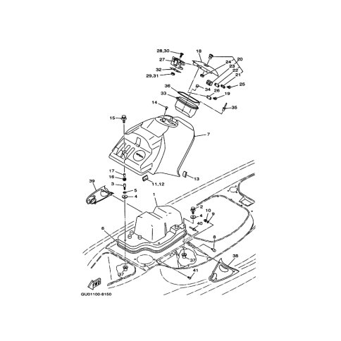 YBS53-520 SCREW,FLAT HEAD