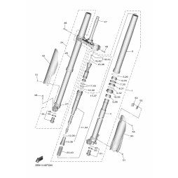 FRONT FORK ASSY (R.H)