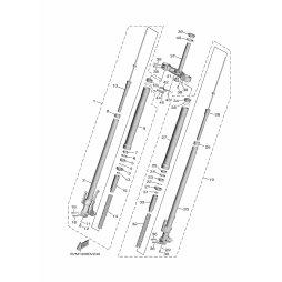 FRONT FORK ASSY (R.H)