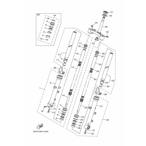 FORK SEALS KIT