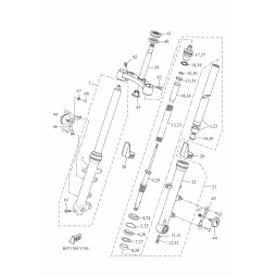 FRONT FORK ASSY (R.H)