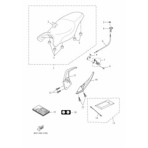 CABLE, SEAT LOCK