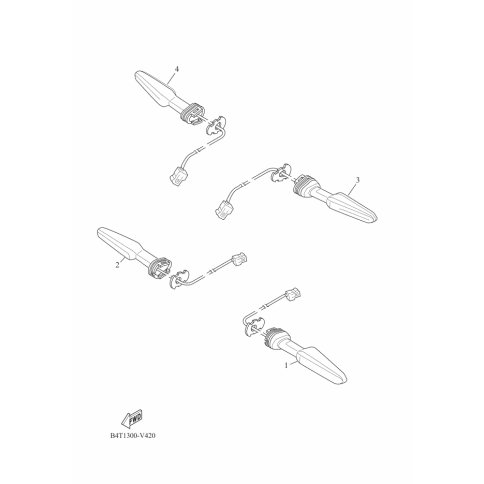 FRONT FLASHER LIGHT ASSY 2
