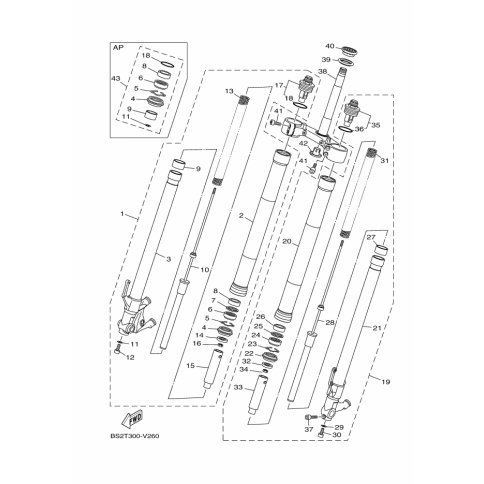 FORK SEALS KIT