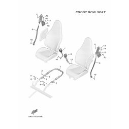 FR. SEAT BELT ASSY 1