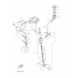 HALTER, BREMSSCHLAUCH