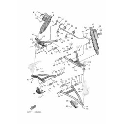 BAR, STABILIZER FRONT