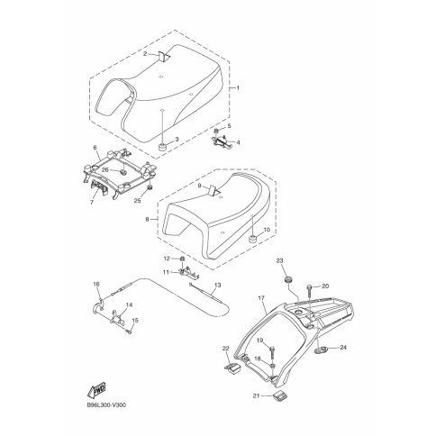 HANDLE, SEAT