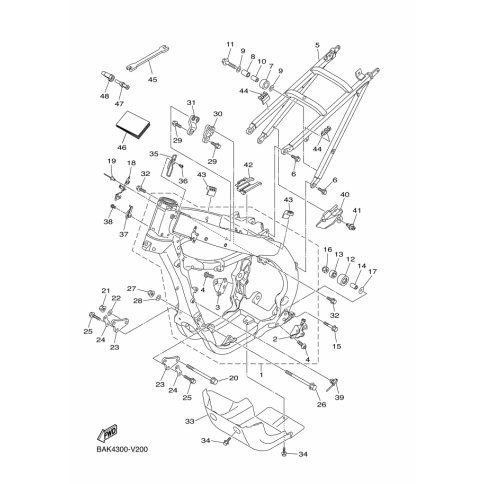 BRACKET, FRONT LOWER 1