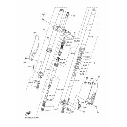FRONT FORK ASSY (R.H)
