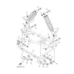 SHOCK ABSORBER ASSY, REAR