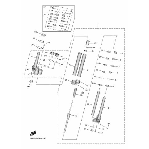 FORK SEALS KIT