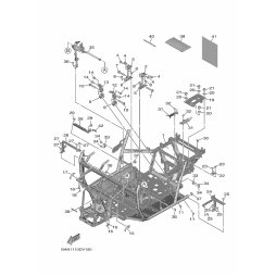 LUG, SEAT RAIL LH