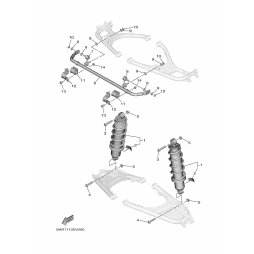 SHOCK ABSORBER ASSY, REAR