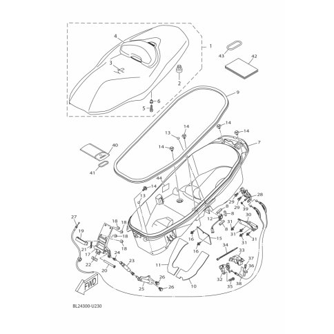 DOUBLE SEAT ASSY