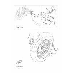 CAST WHEEL, REAR