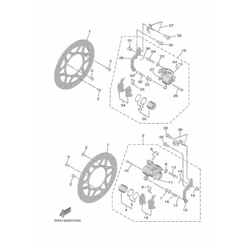 DISK, BRAKE (RIGHT)