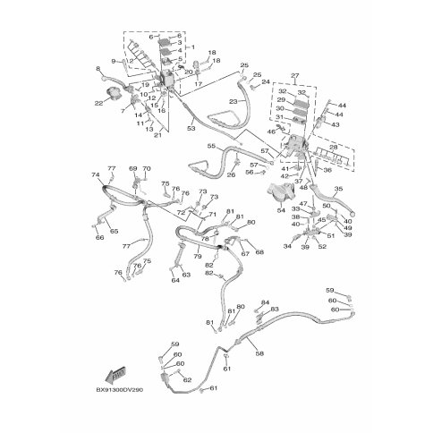 BRACKET, MASTER CYLINDER