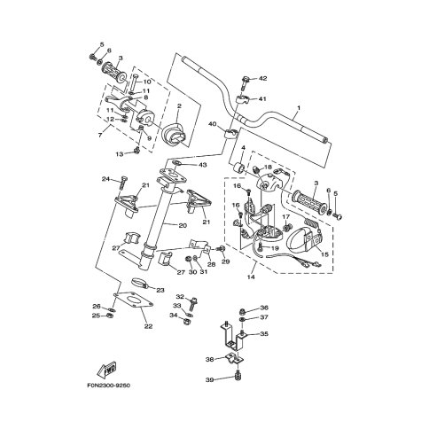 BRACKET,STOPPER CABLE