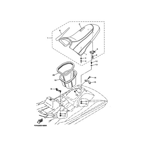 COVER, SEAT 1