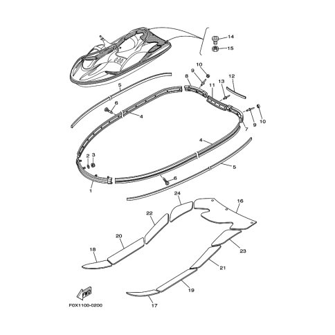 GUNWALE, STERN 2