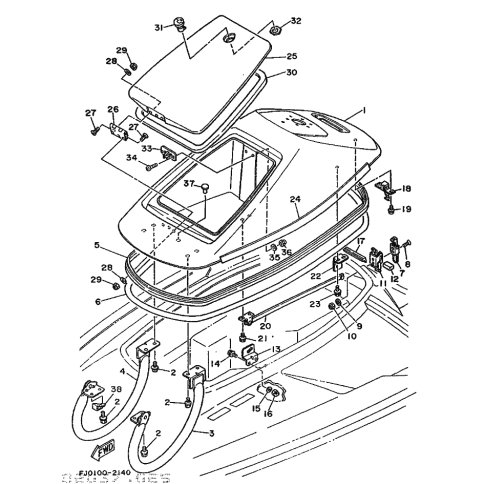 LID ENGINE HATCH