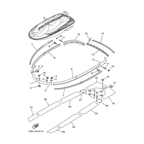GUNWALE, SIDE
